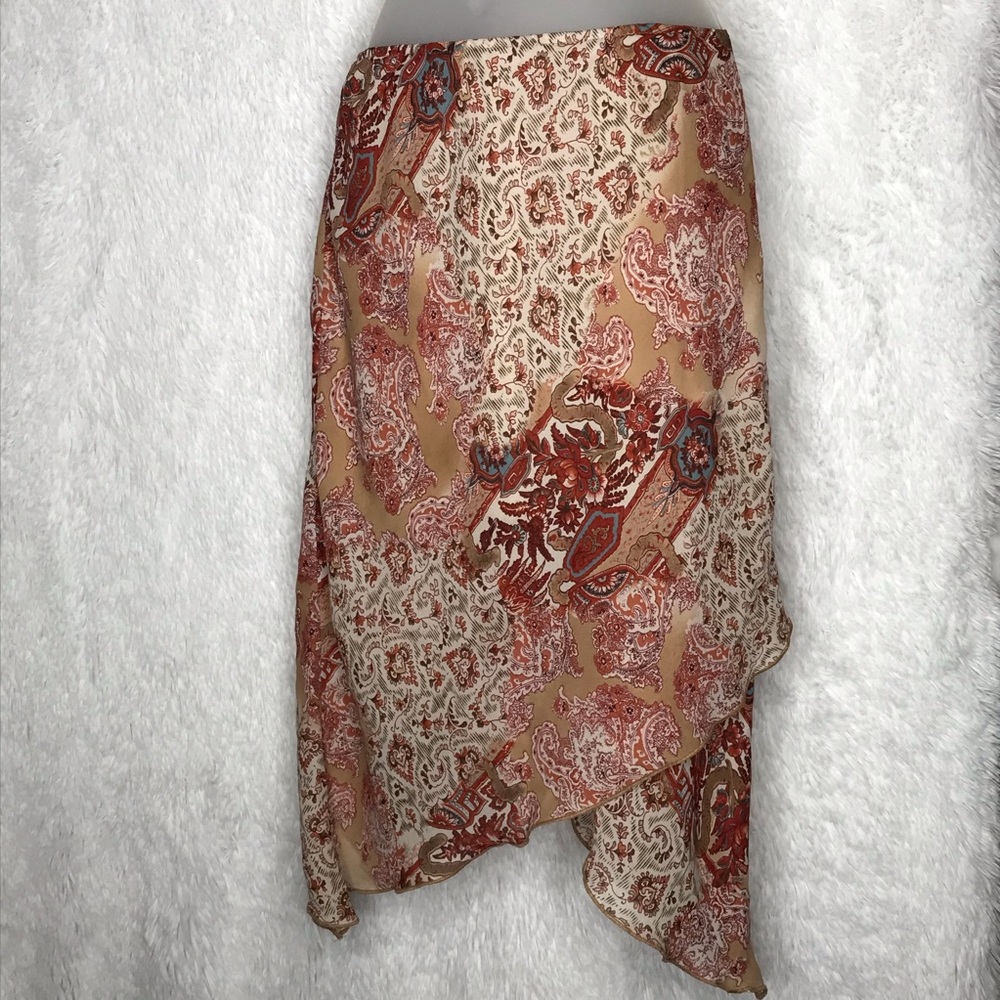 A. Byer paisley handkerchief skirt size s